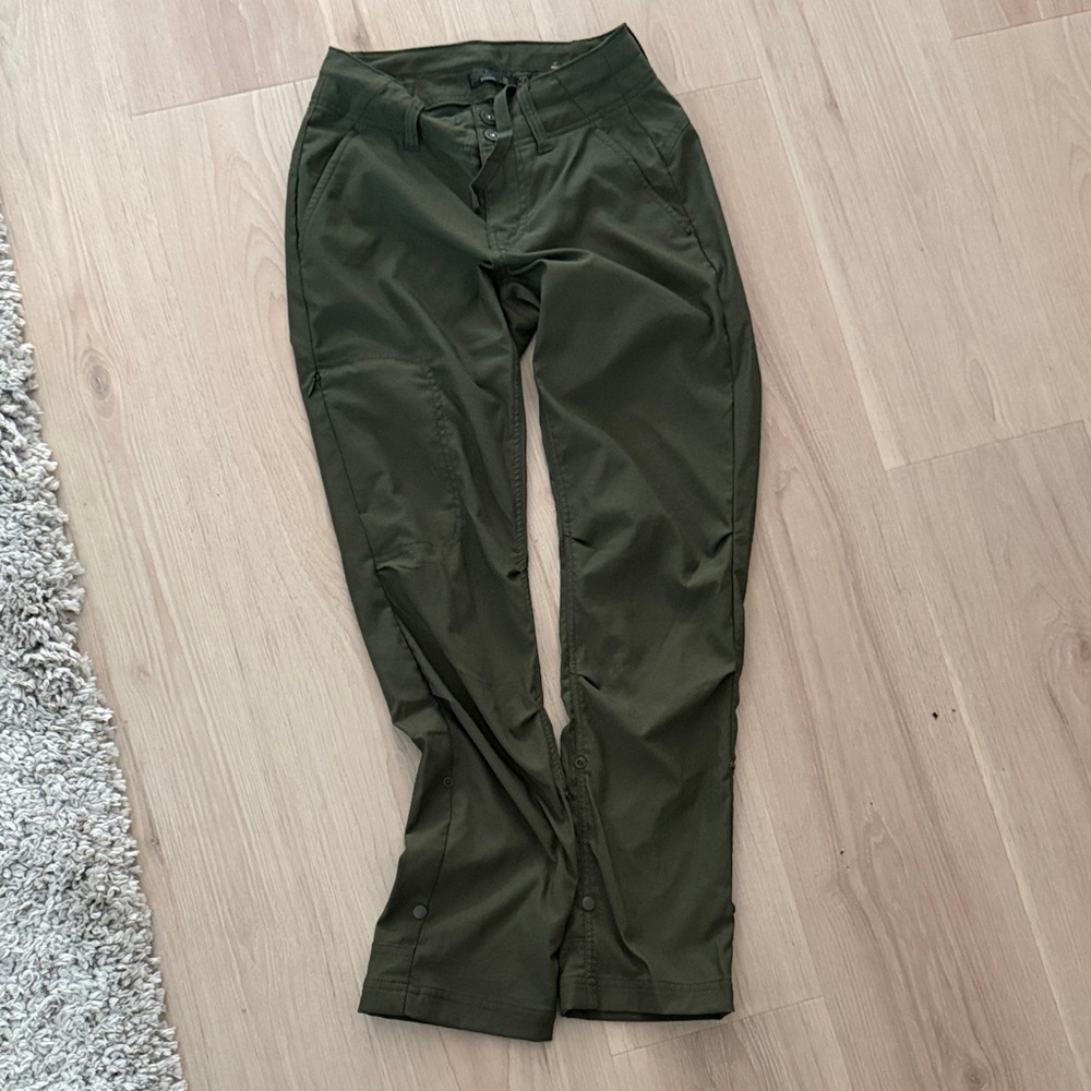 prAna Halle women's pants olive green